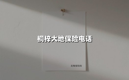 一键拨通，全程守护——解锁中国大地保险95590的六大服务密码