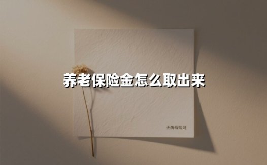 养老保险金取现完全攻略:这3种方式让你的晚年更安心
