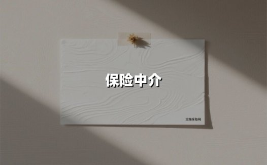 保险中介(2025最新权威解答)