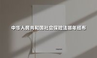 中华人民共和国社会保险法：从立法奠基到制度升级的十年跨越