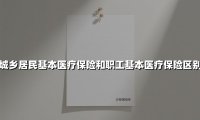 城乡居民基本医疗保险和职工基本医疗保险区别(2025最新权威解答)