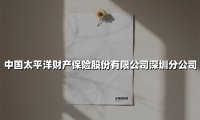 中国太保产险深圳分公司：以责任与创新守护城市发展新篇章