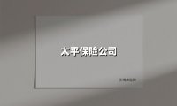 太平保险公司:百年民族品牌的数字革新之路