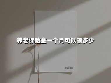 养老保险每月能领多少？退休后收入如何计算？（2025最新版）