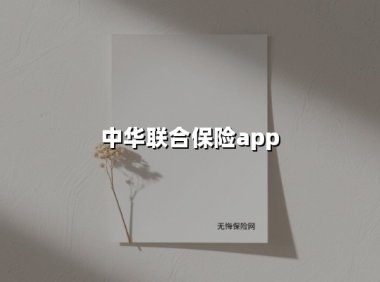 2025保险人的效率革命：中华联合「共享保」APP如何重构展业生态？