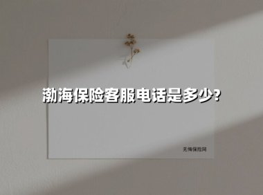 渤海保险客服电话全攻略：快速咨询、报案、投保的权威指南