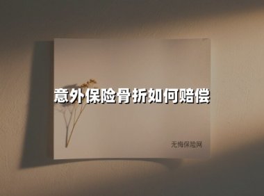 意外险骨折理赔全攻略：从报案到赔偿的实用指南
