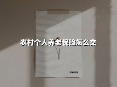 2025年农村养老保险缴纳全指南：手把手教你如何选对缴费方式