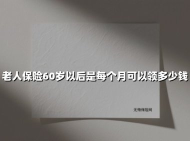 60岁后每月能领多少钱?2025年最新养老金解析与实用指南