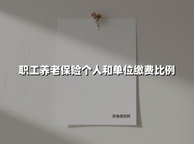 2025年最新解读:职工养老保险个人与单位缴费比例全透视