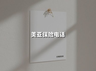 全方位护航你的生活:美亚保险电话服务背后的专业与温度