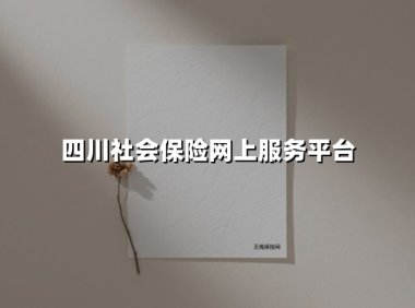 四川社会保险网上服务平台:一站式办理指南(2025最新版)