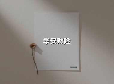 华安财险：车险服务再升级，车主们的安心之选