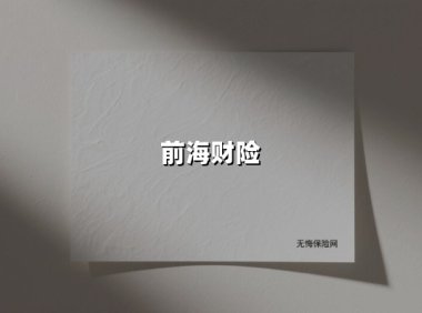 前海财险：七年亏损困局与新帅突围战