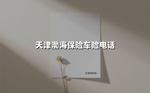 天津渤海保险车险服务指南:一键get高效投保理赔秘籍