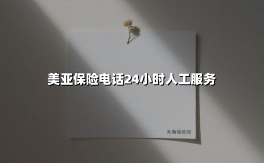 美亚保险24小时人工电话服务：您的全天候风险护航专家
