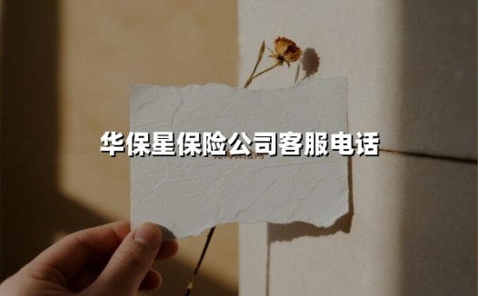 当意外发生时，这个电话号码能让你安心睡觉——深度解析华保星客服专线新功能