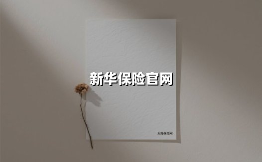 新华保险官网(2025最新)