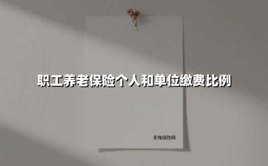 2025年最新解读：职工养老保险个人与单位缴费比例全透视