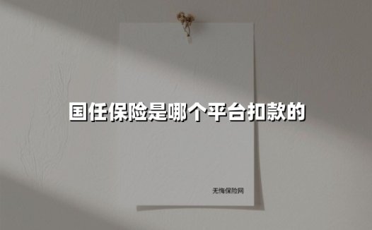 国任保险扣款平台揭秘:这些“隐秘扣费”究竟从何而来?