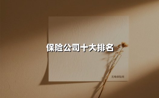 2025年中国保险公司十大排名出炉!老牌巨头与新锐力量谁执牛耳?
