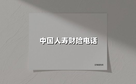 中国人寿财险电话：全天候服务背后的故事与信任