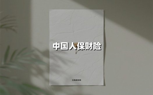 中国人保财险：在历史传承中书写新时代的"保险答卷"