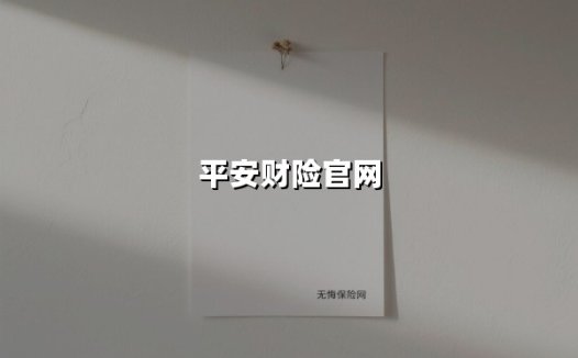 平安财险官网升级背后：万亿级险企的数字化突围与责任担当
