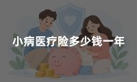 小病医疗险多少钱一年?2026年小额医疗险价格、报销范围及购买指南